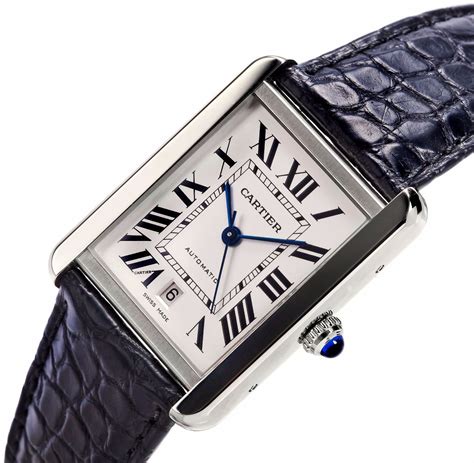 reloj cartier tank hombre|men's Cartier watches on sale.